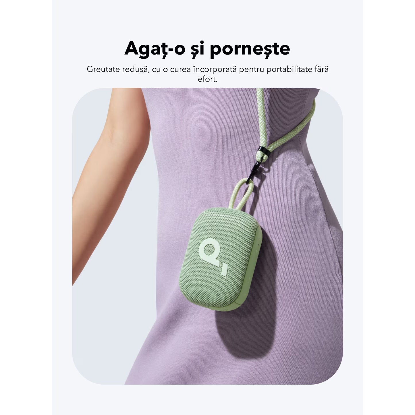 Przenośny głośnik Bluetooth Anker SoundCore Select 4 Go, 5W, TWS, wodoodporny, zielony A31X1061