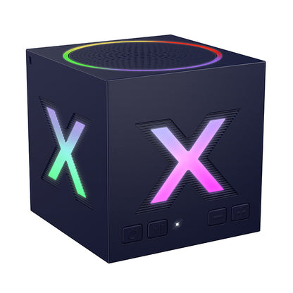 Przenośny głośnik Bluetooth Borofone BR101 Rubik, 5W, TWS, RGB, Niebieski