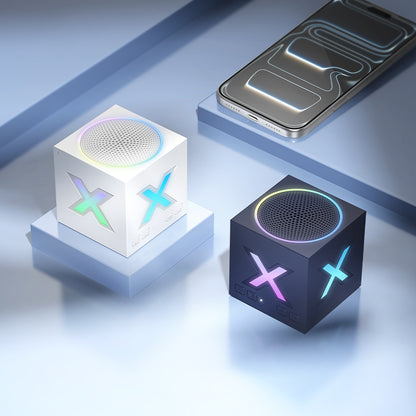 Przenośny głośnik Bluetooth Borofone BR101 Rubik, 5W, TWS, RGB, Niebieski