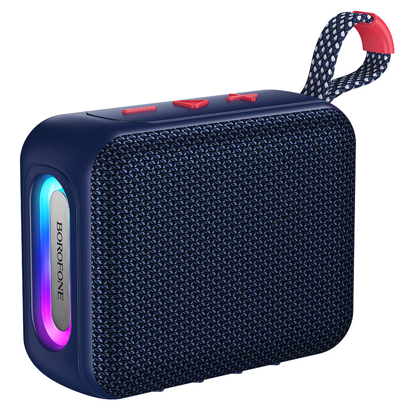 Przenośny głośnik Bluetooth Borofone BR106 Felicitous, 8 W, TWS, RGB, granatowy