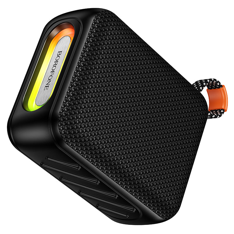 Przenośny głośnik Bluetooth Borofone BR106 Felicitous, 8 W, TWS, RGB, czarny