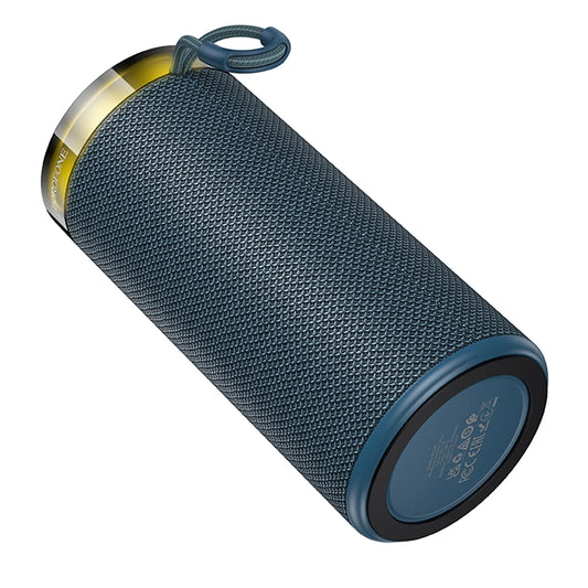 Borofone BR105 Loud Portable Bluetooth Speaker, 10W, TWS, RGB, Navy Blue