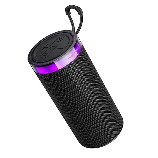 Borofone BR105 Loud Portable Bluetooth Speaker, 10W, TWS, RGB, Gray