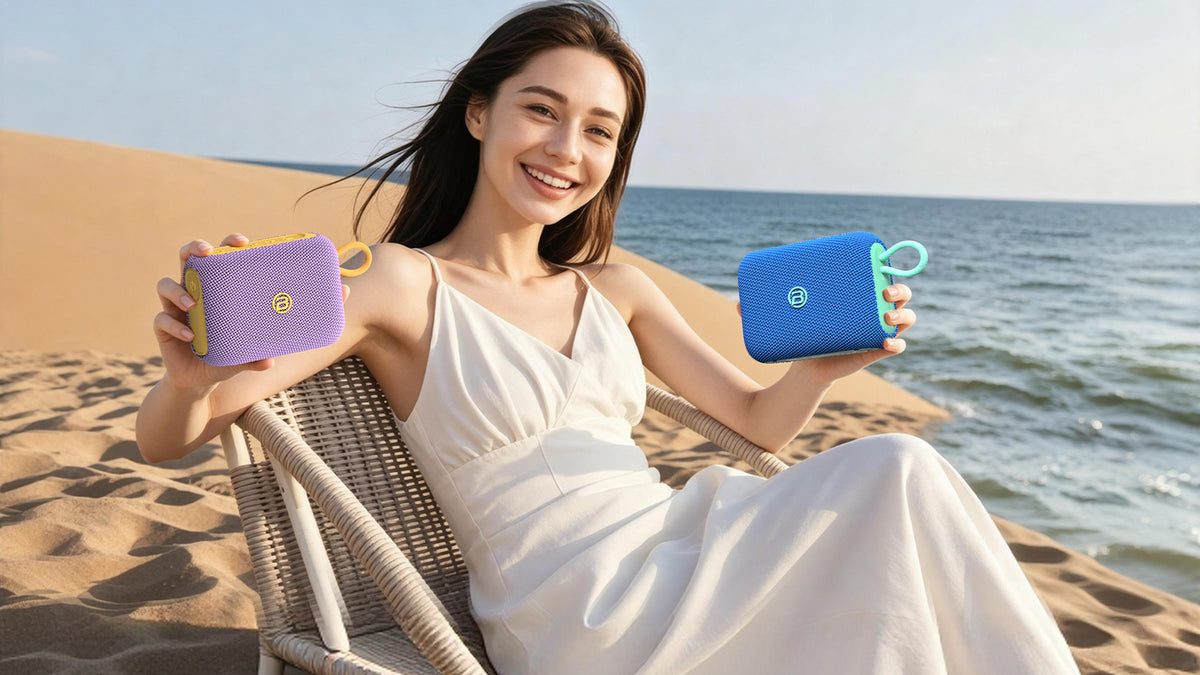 Przenośny głośnik Bluetooth Bugani Rove Go 5, 12W, TWS, wodoodporny, niebieski