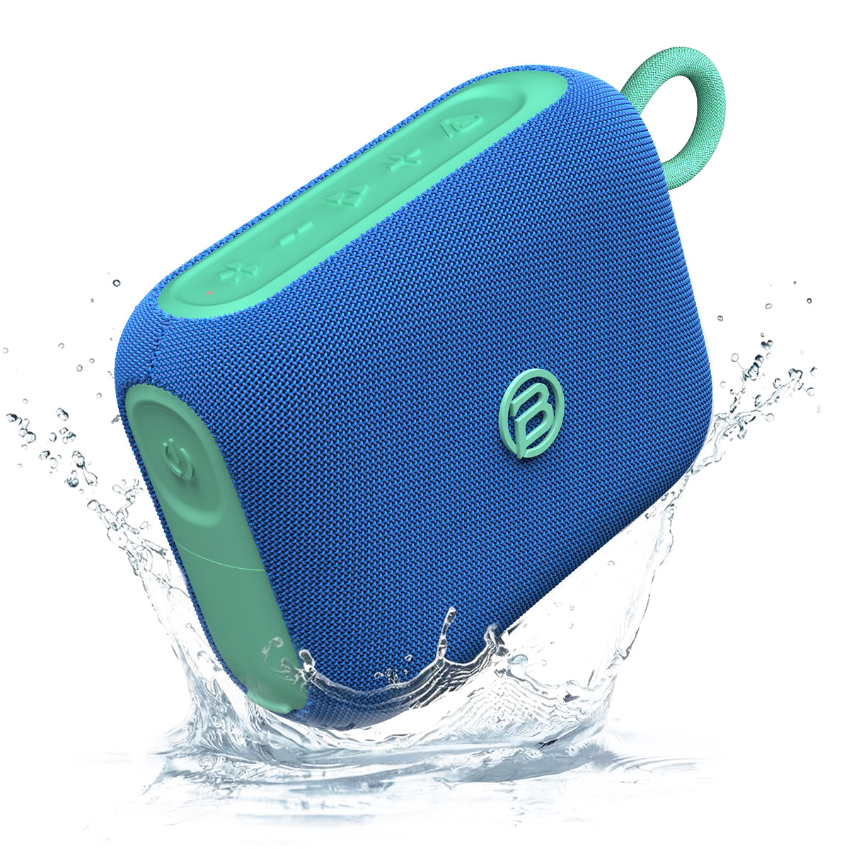 Przenośny głośnik Bluetooth Bugani Rove Go 5, 12W, TWS, wodoodporny, niebieski