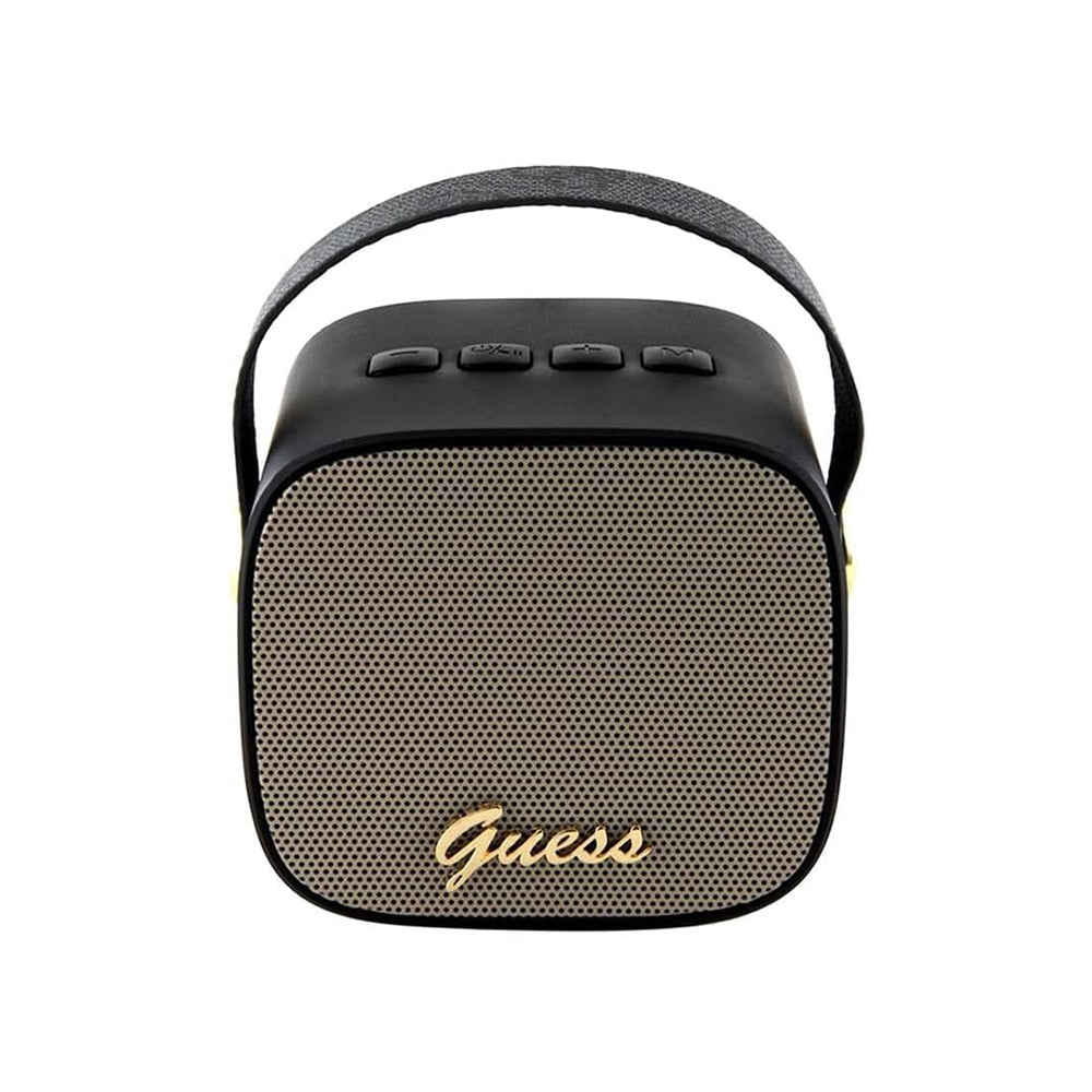 Przenośny głośnik Bluetooth Guess 4G Script Logo, 5W, Czarny