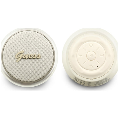 Przenośny głośnik Bluetooth Guess Script Metal Logo, 5W, TWS, Złoty