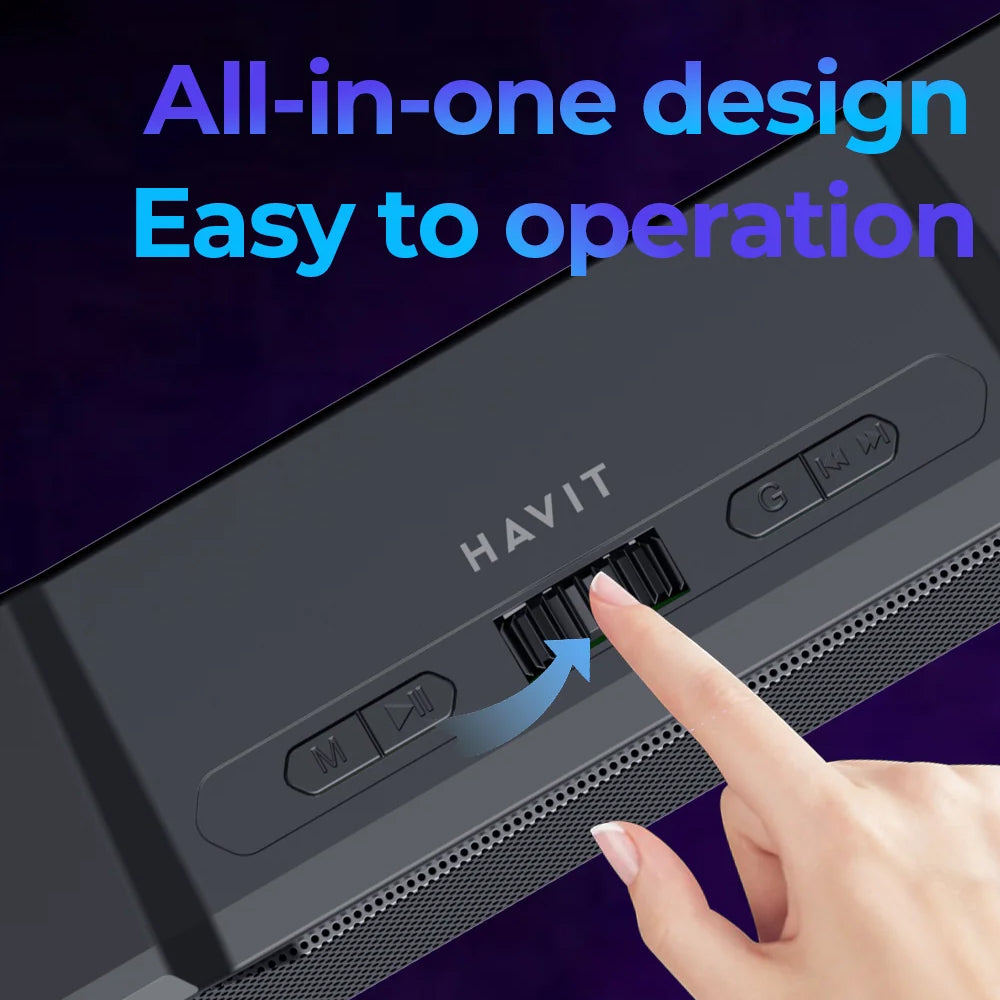 Głośnik Bluetooth HAVIT SK772BT, 10W, Czarny
