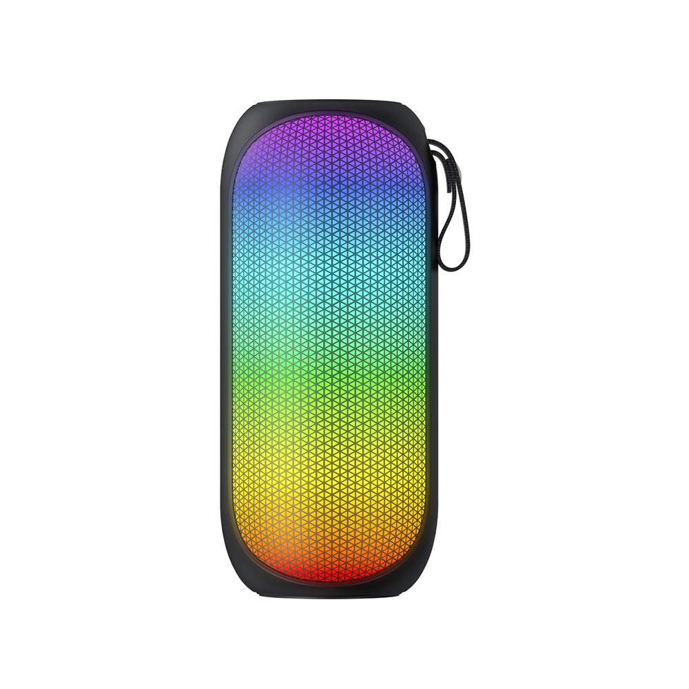 HAVIT SK808BT Portable Bluetooth Speaker, 8W, RGB, Waterproof, Black
