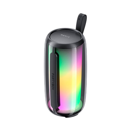 Przenośny głośnik Bluetooth HAVIT SK879BT, 8W, RGB, Wodoodporny, Czarny