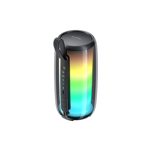 Przenośny głośnik Bluetooth HAVIT SK879BT, 8W, RGB, Wodoodporny, Czarny