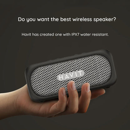 HAVIT SK905BT Bluetooth Speaker, 20W, Waterproof, Beige