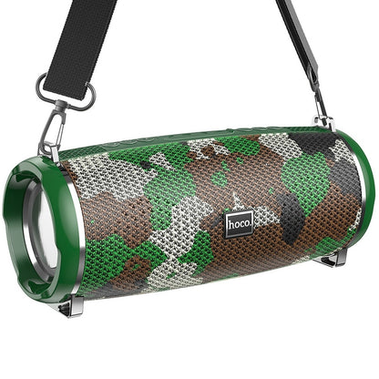 HOCO HC2 Portable Bluetooth Speaker, 2 x 5W, TWS, RGB, Camouflage
