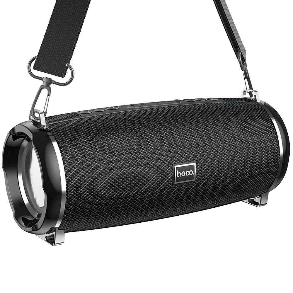Przenośny głośnik Bluetooth HOCO HC2, 2 x 5W, TWS, RGB, Czarny