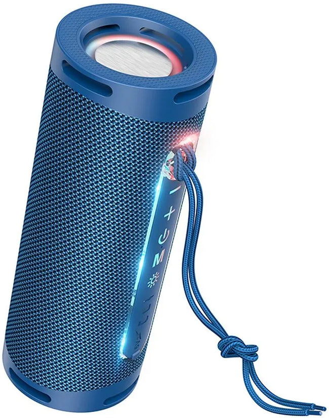 Przenośny głośnik Bluetooth HOCO HC9 Dazzling Pulse Sports, 10W, TWS, RGB, Niebieski