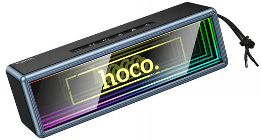 Przenośny głośnik Bluetooth HOCO HC40, 2 x 10W, TWS, RGB, Czarny