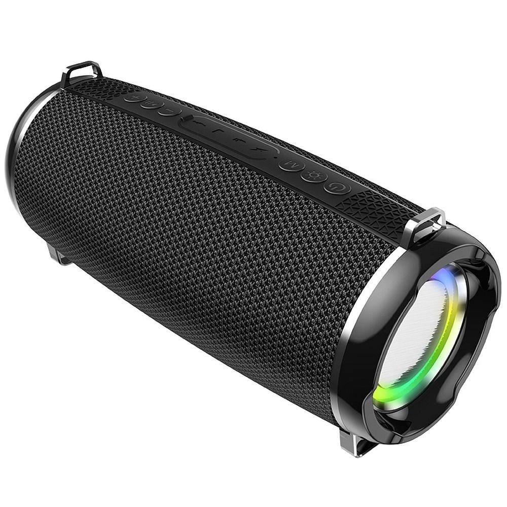Przenośny głośnik Bluetooth HOCO HC2, 2 x 5W, TWS, RGB, Czarny