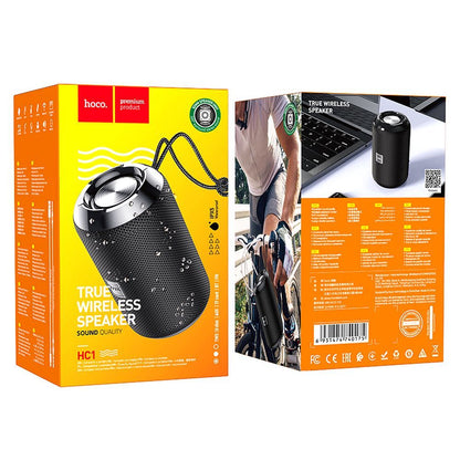 Przenośny głośnik Bluetooth HOCO HC1, 5W, TWS, Wodoodporny, Czarny