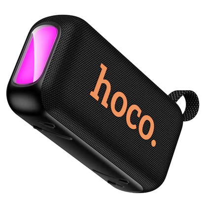 Przenośny głośnik Bluetooth HOCO HC32, 2 x 10W, TWS, RGB, Czarny
