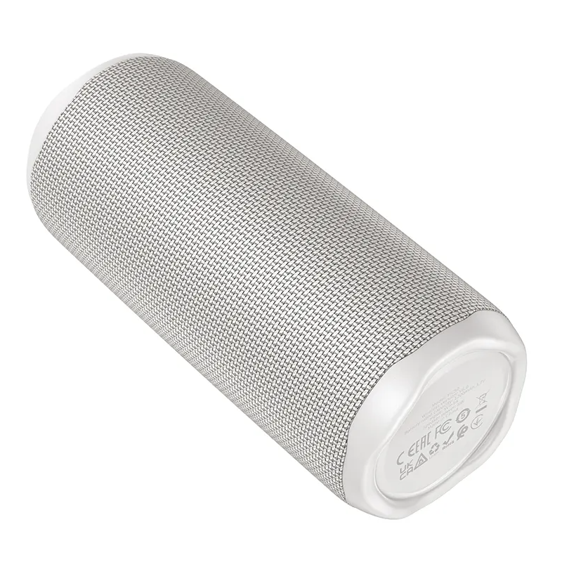 Przenośny głośnik Bluetooth HOCO HC50, 8W, TWS, RGB, Wodoodporny, Biały
