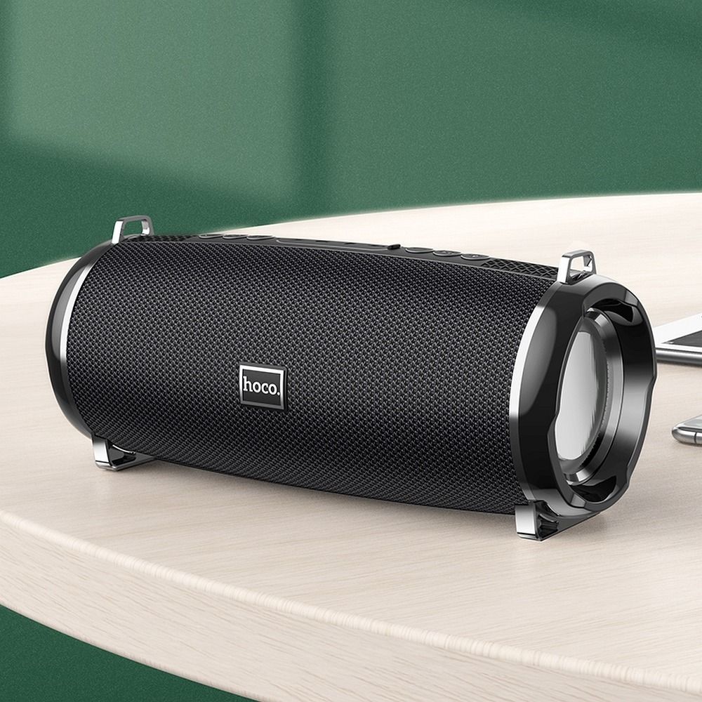 Przenośny głośnik Bluetooth HOCO HC2, 2 x 5W, TWS, RGB, Czarny