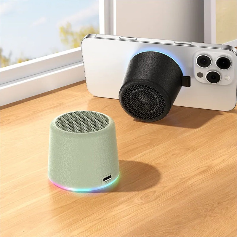 HOCO HC49 Mini Magnetic Bluetooth Portable Speaker, 8W, TWS, Green