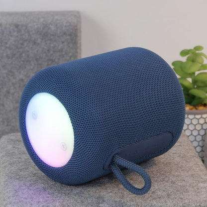 Przenośny głośnik Bluetooth HOCO HC30, 5W, TWS, RGB, Niebieski