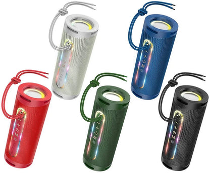 Przenośny głośnik Bluetooth HOCO HC9 Dazzling Pulse Sports, 10W, TWS, RGB, Niebieski