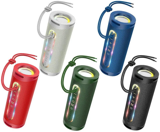 Przenośny głośnik Bluetooth HOCO HC9 Dazzling Pulse Sports, 10W, TWS, RGB, Niebieski