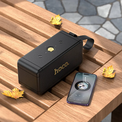 Przenośny głośnik Bluetooth HOCO HT1 Max, 2 x 20W, TWS, czarny