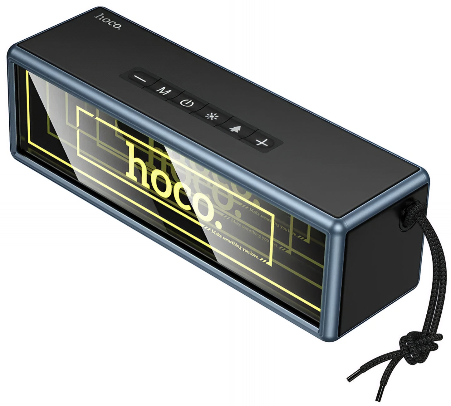 Przenośny głośnik Bluetooth HOCO HC40, 2 x 10W, TWS, RGB, Czarny