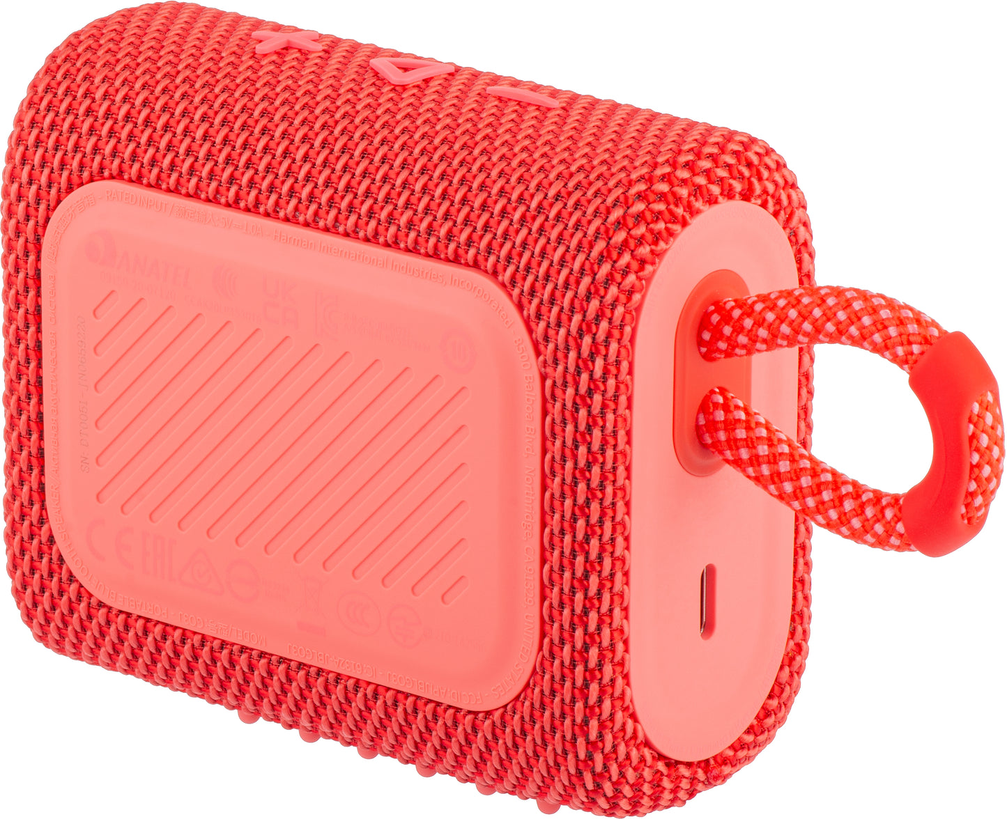 Przenośny głośnik Bluetooth JBL GO 3, 4,2 W, Pro Sound, wodoodporny, różowy JBLGO3RED