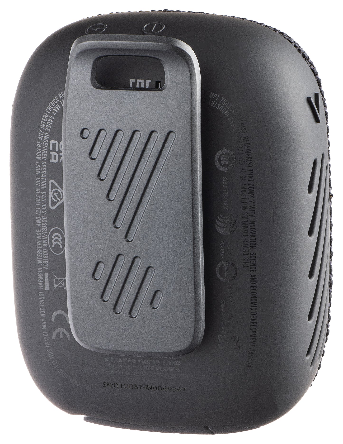 Przenośny głośnik Bluetooth JBL Wind 3, 5W, Wodoodporny, Czarny JBLWIND3