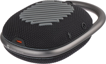 Przenośny głośnik Bluetooth JBL Clip 4, 5W, Pro Sound, wodoodporny, czarny JBLCLIP4BLK