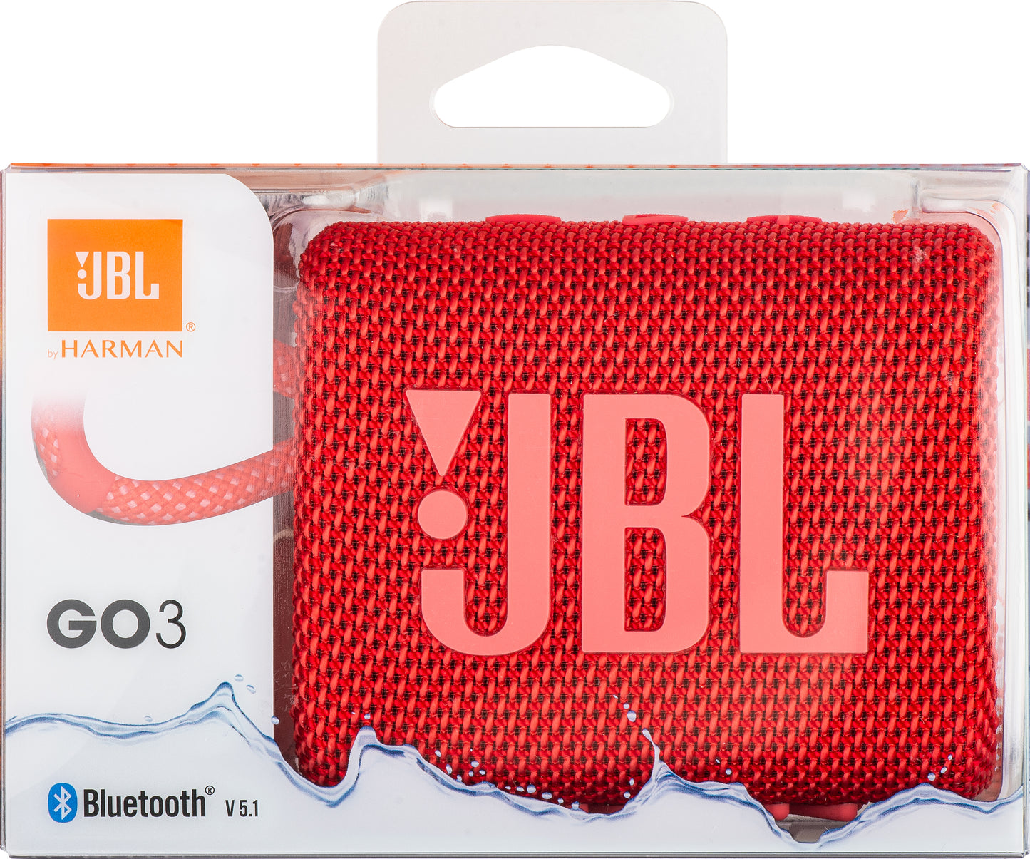 Przenośny głośnik Bluetooth JBL GO 3, 4,2 W, Pro Sound, wodoodporny, różowy JBLGO3RED