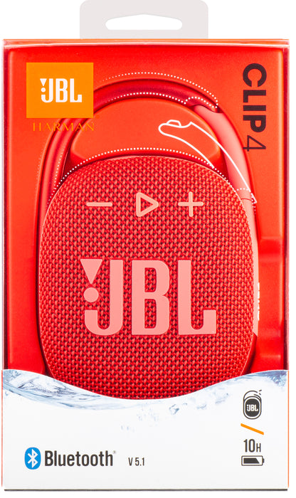 Przenośny głośnik Bluetooth JBL Clip 4, 5W, Pro Sound, wodoodporny, różowy JBLCLIP4RED