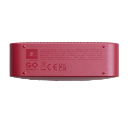Przenośny głośnik Bluetooth JBL Go Essential 2, 3.1W, Pro Sound, Wodoodporny, Czerwony JBLGOES2REDCN