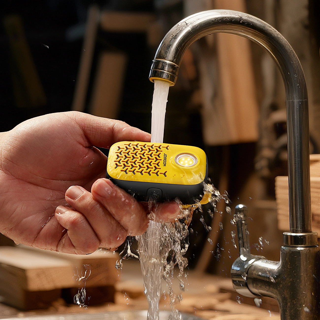 Przenośny Głośnik Bluetooth Joyroom Maya JR-MS03, 5W, Wodoodporny, Żółty