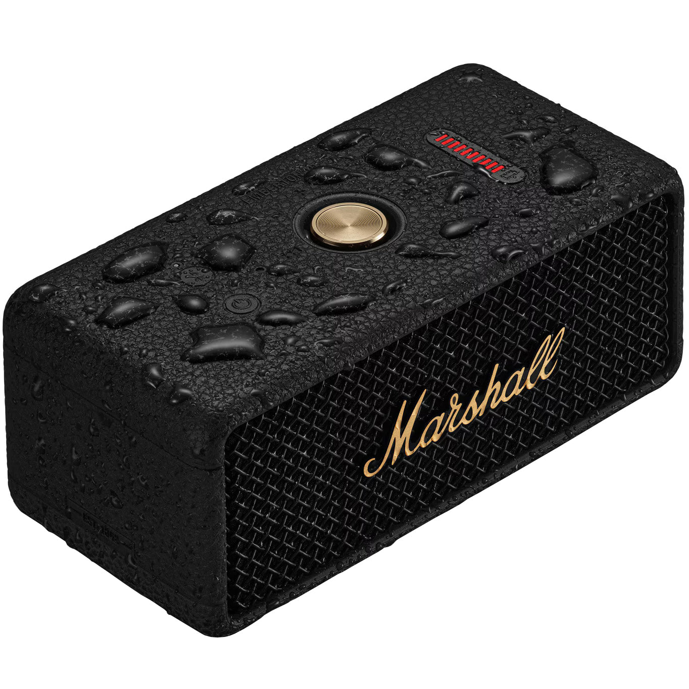 Przenośny głośnik Bluetooth Marshall Emberton II, 20W, wodoodporny, czarno-złoty