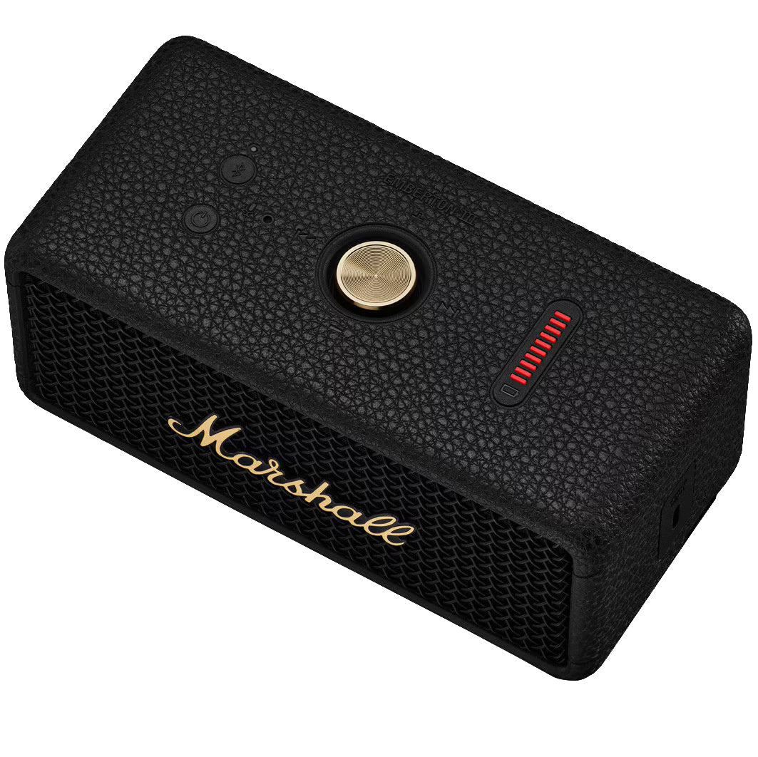 Przenośny głośnik Bluetooth Marshall Emberton II, 20W, wodoodporny, czarno-złoty