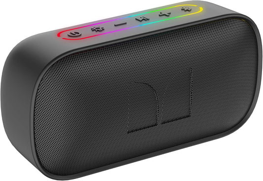 Przenośny głośnik Bluetooth Monster S150, 14W, TWS, RGB, wodoodporny, czarny