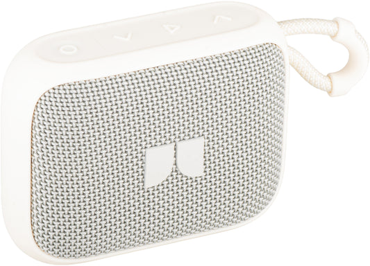 Przenośny głośnik Bluetooth Monster S520, 5W, TWS, RGB, wodoodporny, jasny kremowy