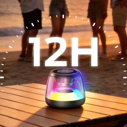 Przenośny głośnik Bluetooth Monster Mag Flux, 5W, TWS, RGB, Czarny