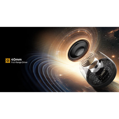 Przenośny głośnik Bluetooth Monster Mag Flux, 5W, TWS, RGB, Czarny