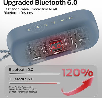Przenośny głośnik Bluetooth Monster S150 Plus, 40W, TWS, RGB, wodoodporny, jasny kremowy