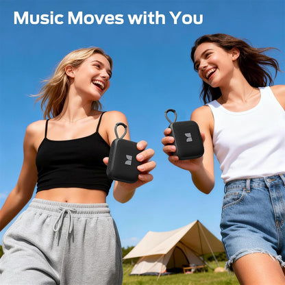 Przenośny głośnik Bluetooth Monster S520, 5W, TWS, RGB, wodoodporny, czarny