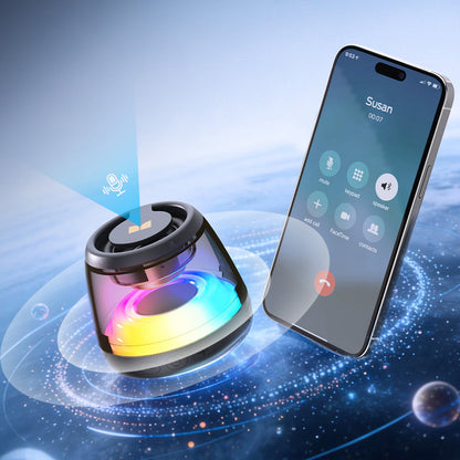 Przenośny głośnik Bluetooth Monster Mag Flux, 5W, TWS, RGB, Czarny