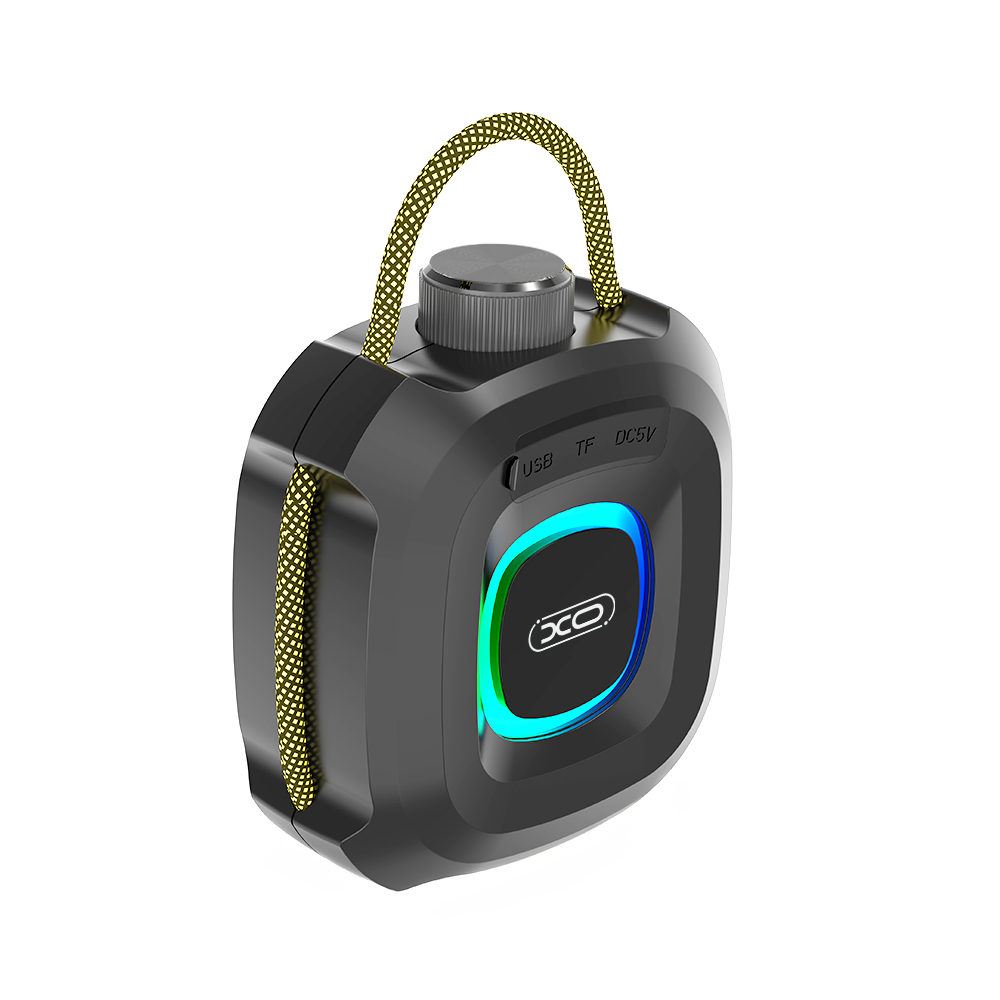 Przenośny Głośnik Bluetooth XO Design F77, TWS, RGB, Wodoodporny, Czarny