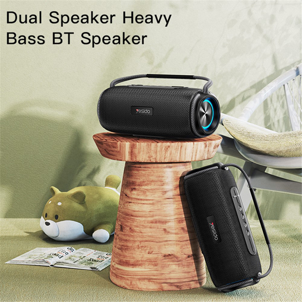 Przenośny głośnik Bluetooth Yesido YSW11, 40W, RGB, Wodoodporny, Czarny
