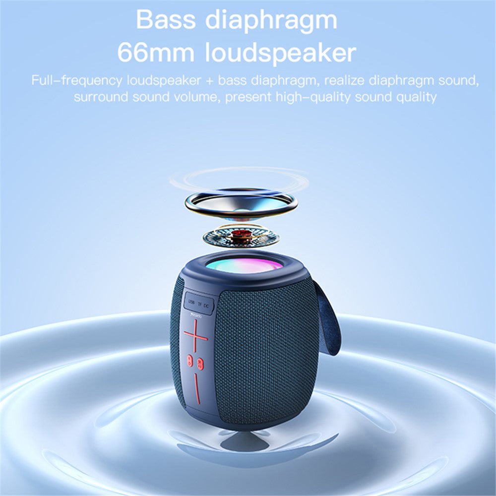Przenośny Głośnik Bluetooth Yesido YSW14, 5W, RGB, Niebieski